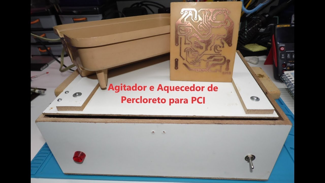 Laboratório 003 - Agitador de PCI e Aquecedor de Percloreto de Ferro