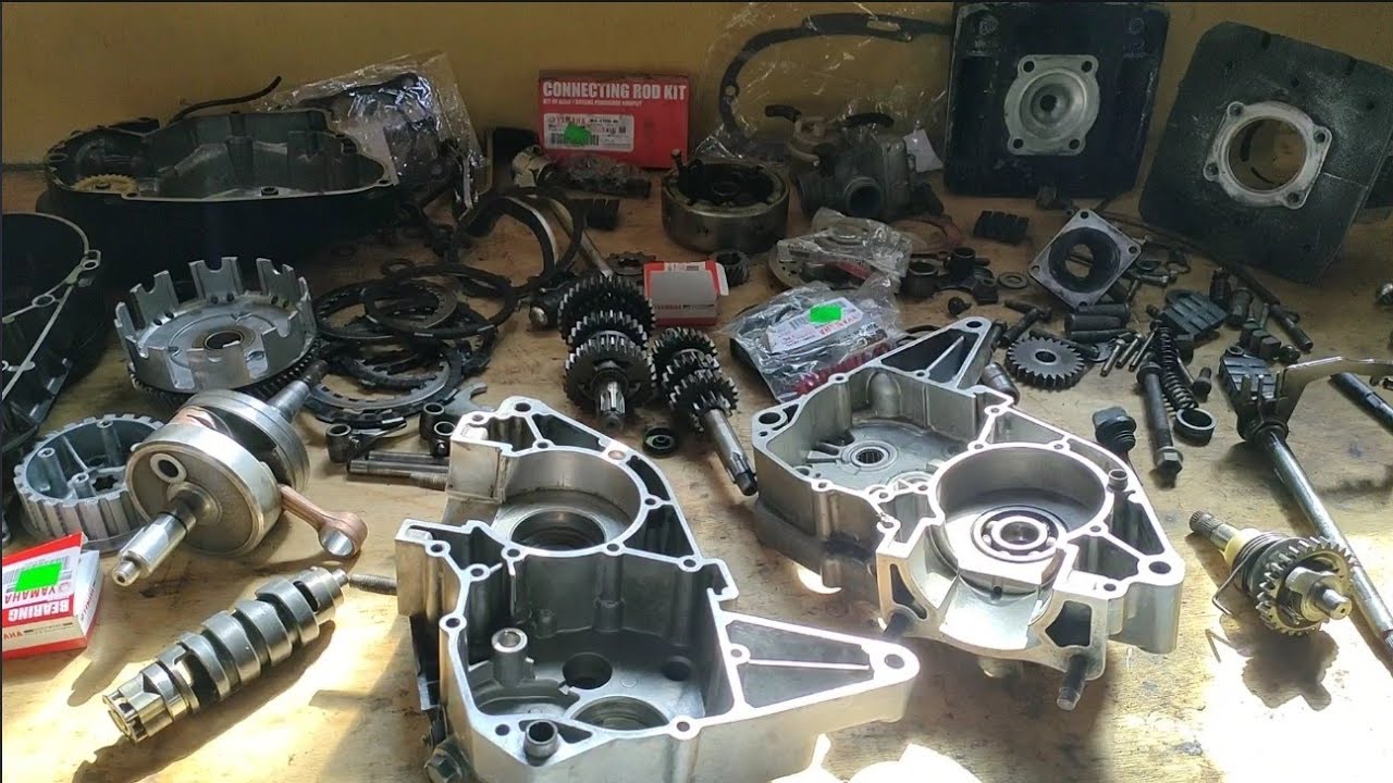 cara merakit mesin motor rx king