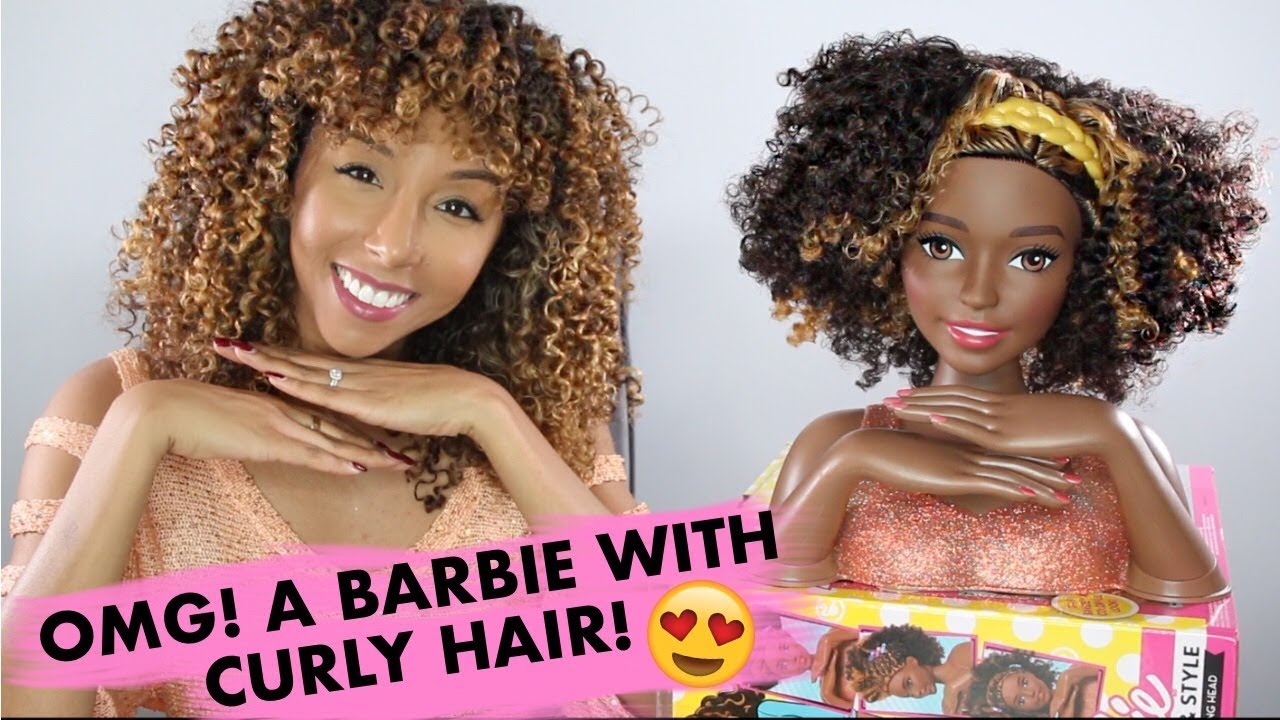 OMG! A Barbie Doll With CURLY HAIR!! | BiancaReneeToday