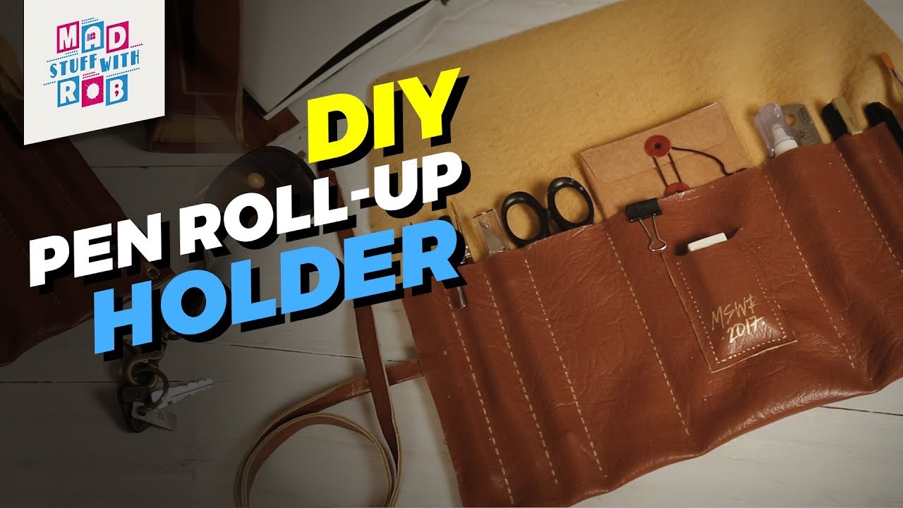 How to make a DIY Pen Roll Up