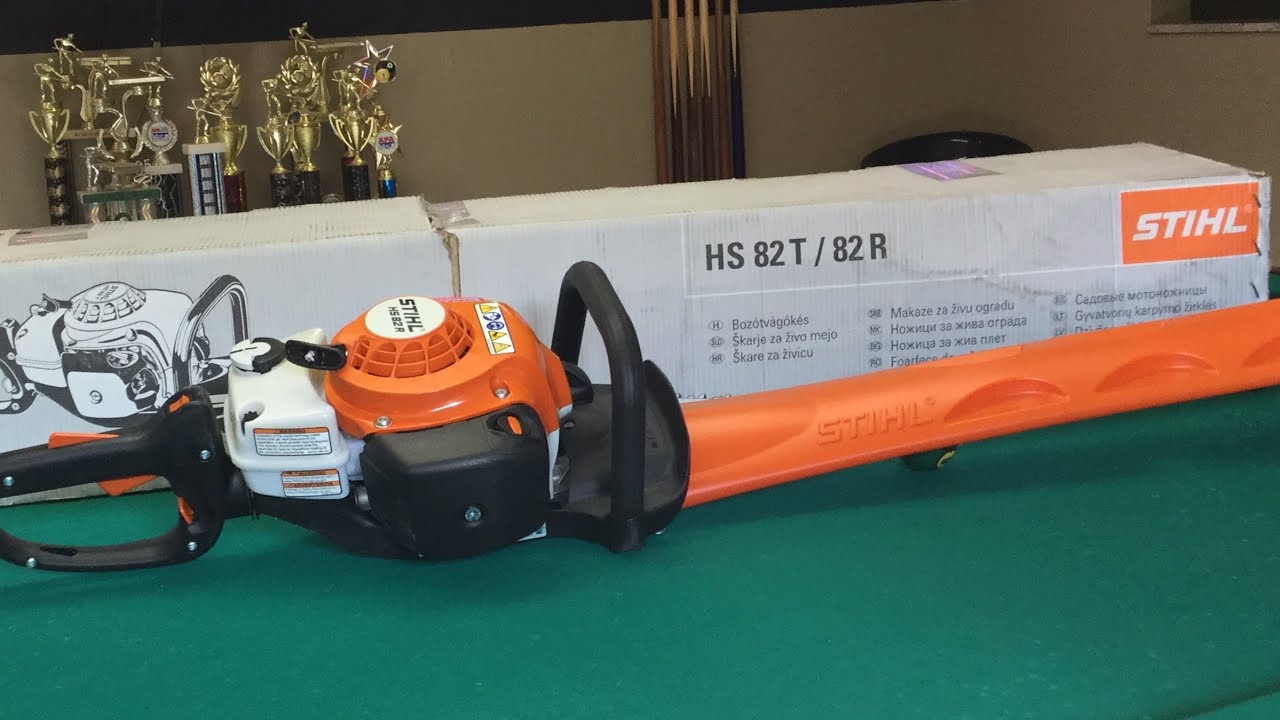 Unboxing my first STIHL product. The HS 82R 24” STIHL hedge trimmer.