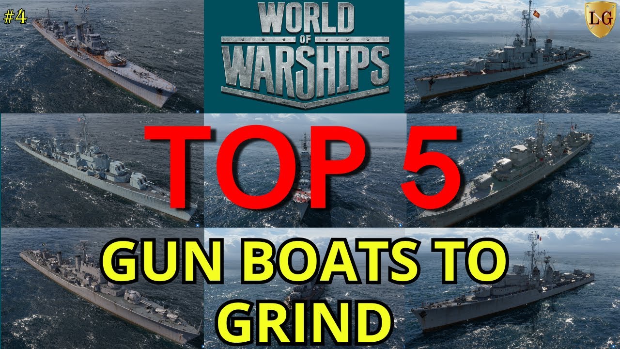 Top 5 Gun Boat Destroyers to grind in 2025 | #wows #worldofwarships