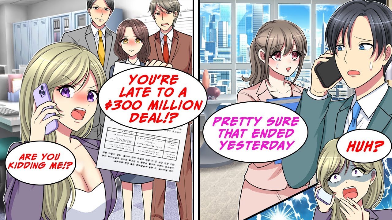 [Manga Dub] My Boss fired Me for being late, but the deal was closed yesterday...!? [RomCom]