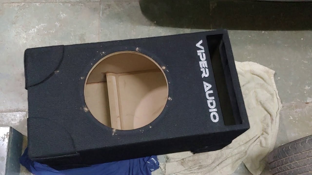 Viper audio subwoofer enclosure vs Local enclosure MDF built quality, fit and finish comparison.