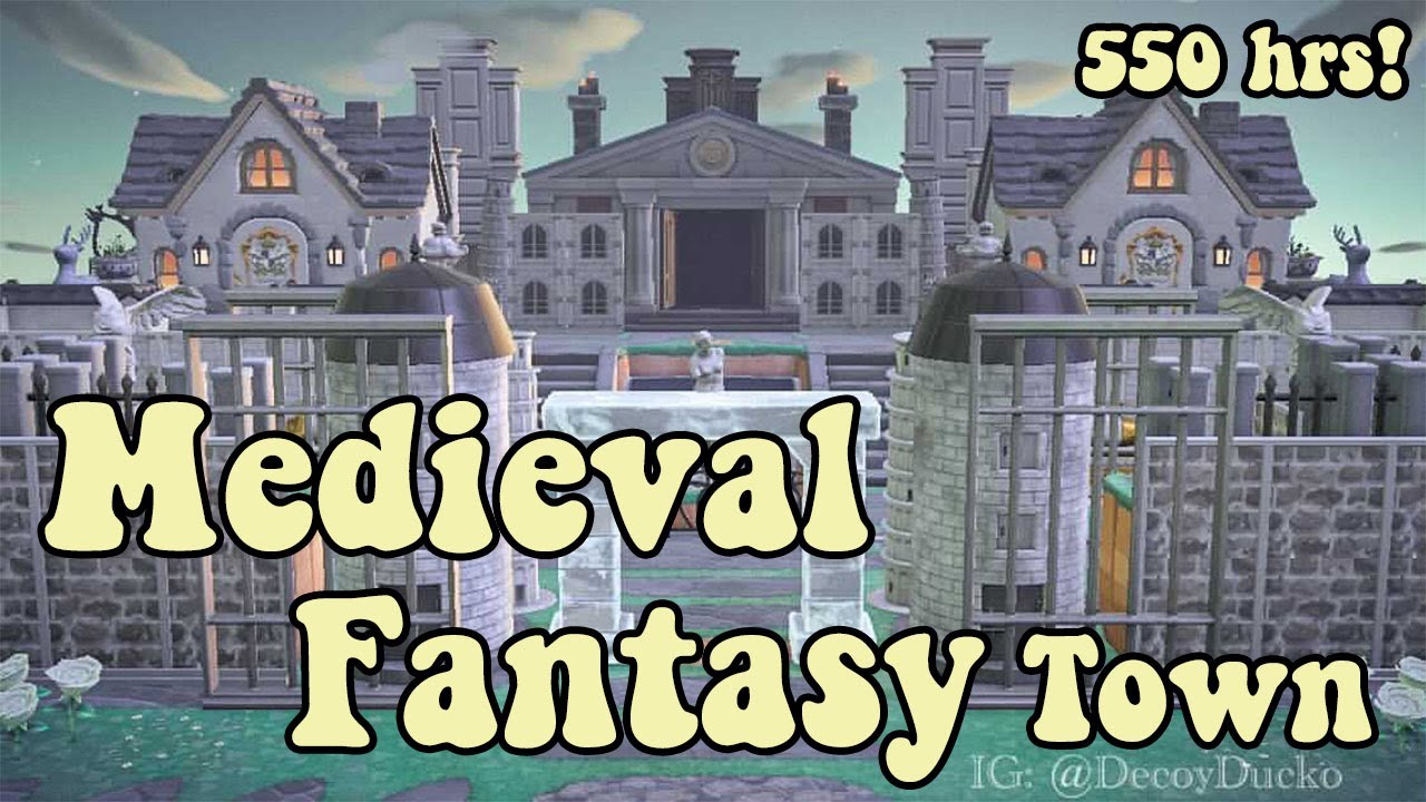 INCREDIBLE Medieval Fantasy Island Tour | Animal Crossing New Horizons
