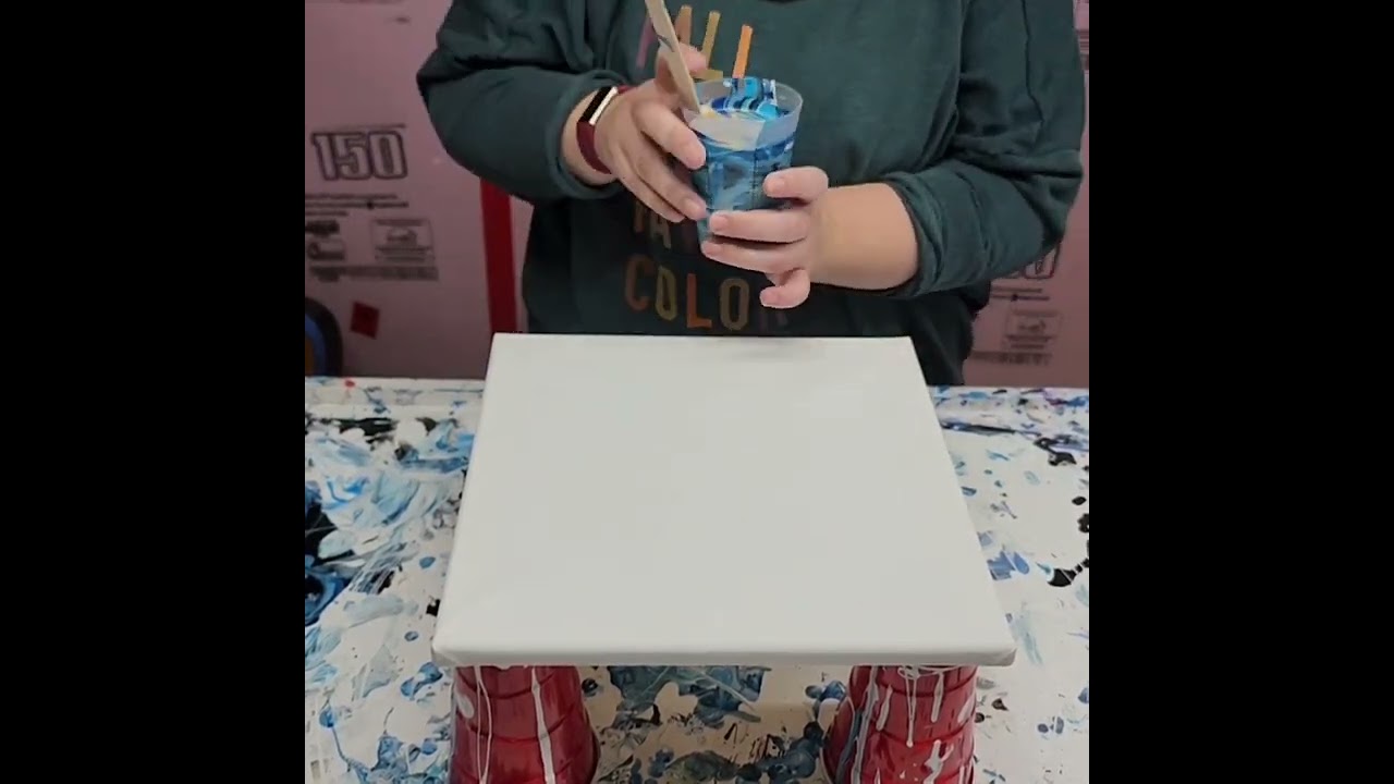 Puddle Pour | Acrylic Pour Painting Kit Instructions