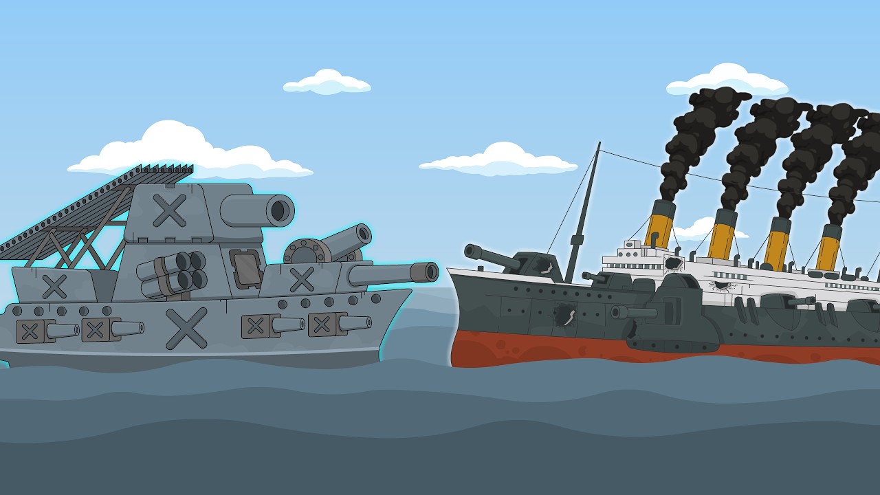Mega Ship Battle - Animation