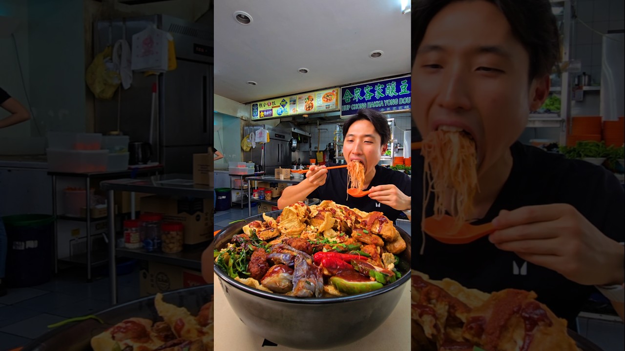 9KG LARGEST Bowl of Yong Tau Foo Challenge! #foodchallenge