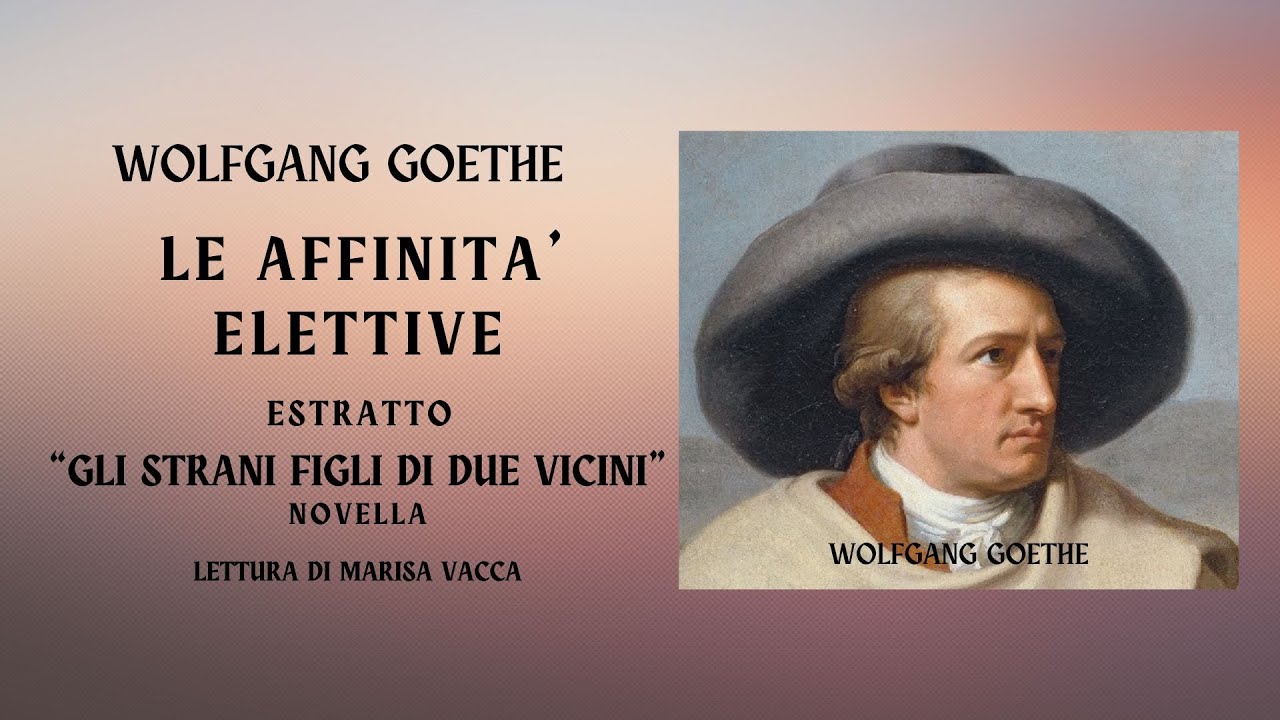 LE AFFINITA' ELETTIVE - di W.GOETHE - estratto : GLI STRANI FIGLI DI DUE VICINI