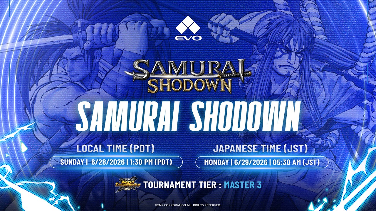 Evo 2026 | KOF XV & SAMURAI SHODOWN | TOP 8