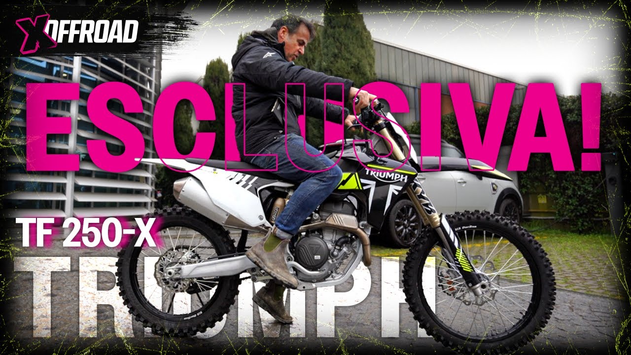 Triumph TF 250-X: scopriamo la prima cross inglese con Roberto Ungaro