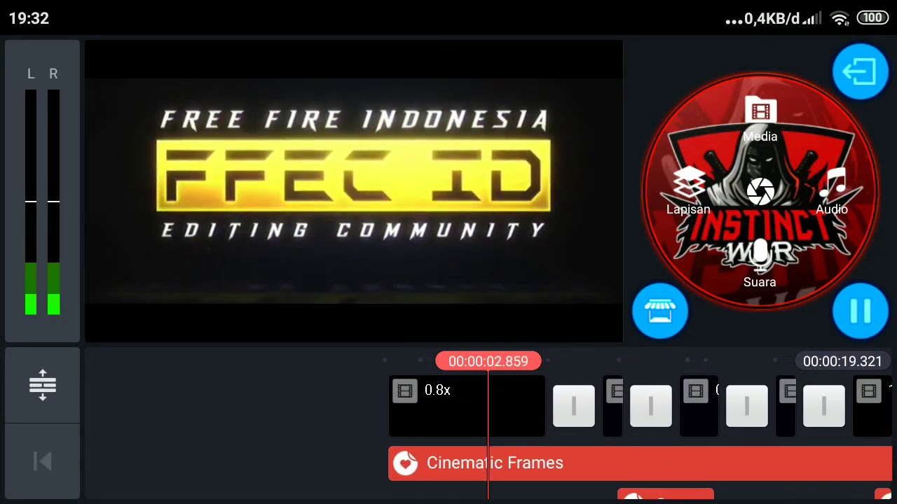 Hasil ngedit INSTINET