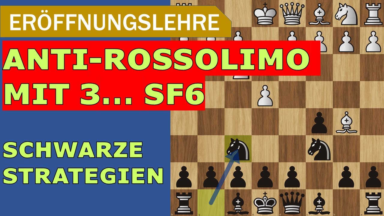 Mit Schwarz gegen Rossolimo spielen: Partiebeispiele