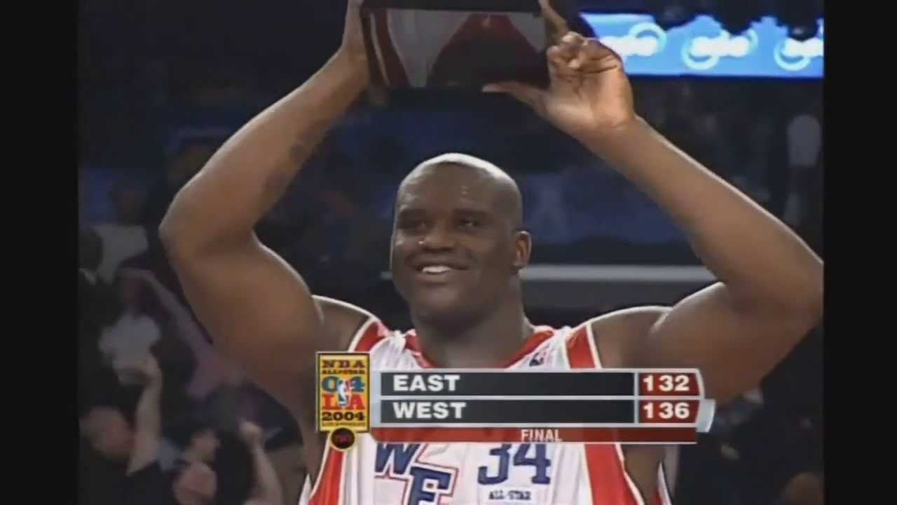 Shaquille O'Neal 24 pts, 11 reb (2004 ASG)