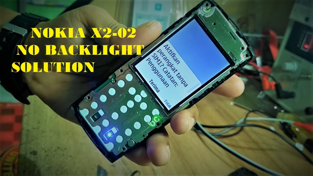 Nokia X2-02 Light Solution (No Backlight Display)