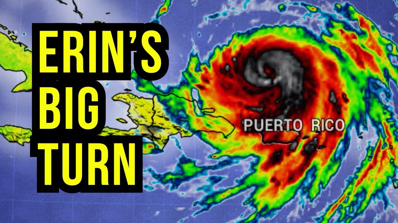 Hurricane Erin takes a Big Turn...