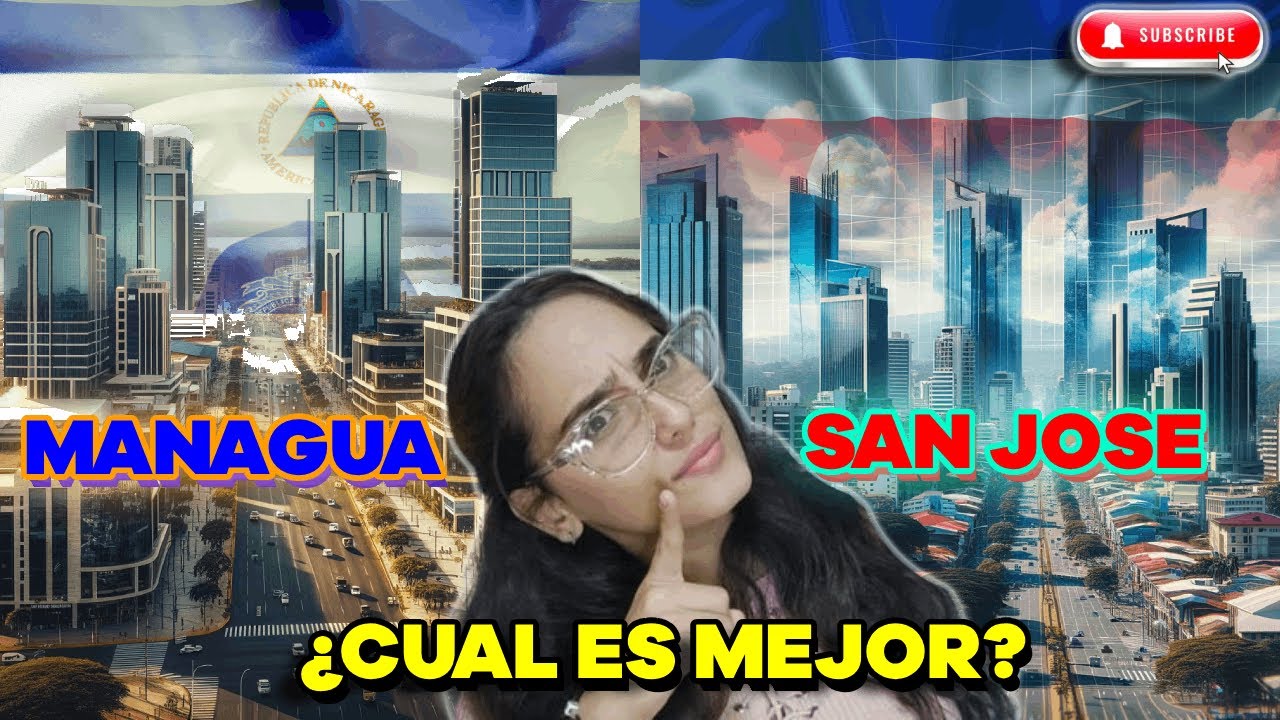 Cubana Reacciona a Managua Nicaragua VS San José Costa Rica 🌇 Ciudades Modernas