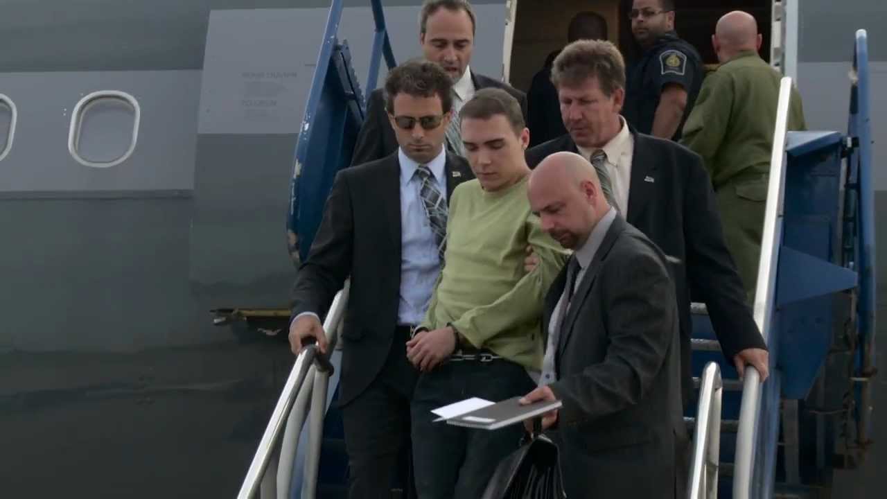 Luka Rocco Magnotta arrives back in Canada