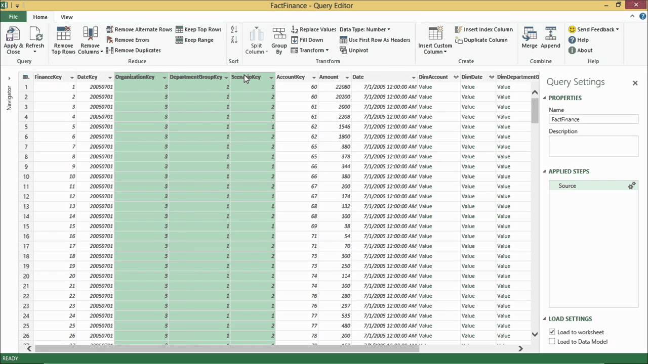 Faster Data Insights with Power BI, 02, Drilldown on Data Discovery Using Power Query