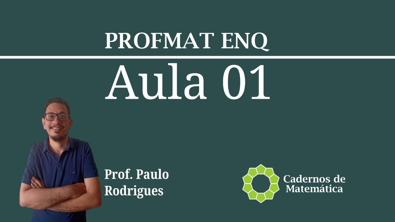 Aula 1 - Preparação para o ENQ - PROFMAT - Sequências Recorrentes
