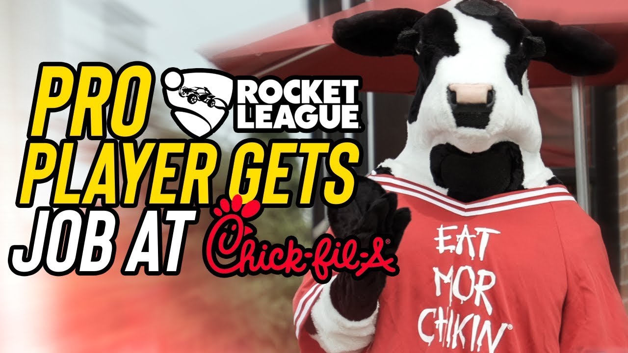 PRO ROCKET LEAGUE PLAYER GETS JOB AT CHICK-FIL-A!