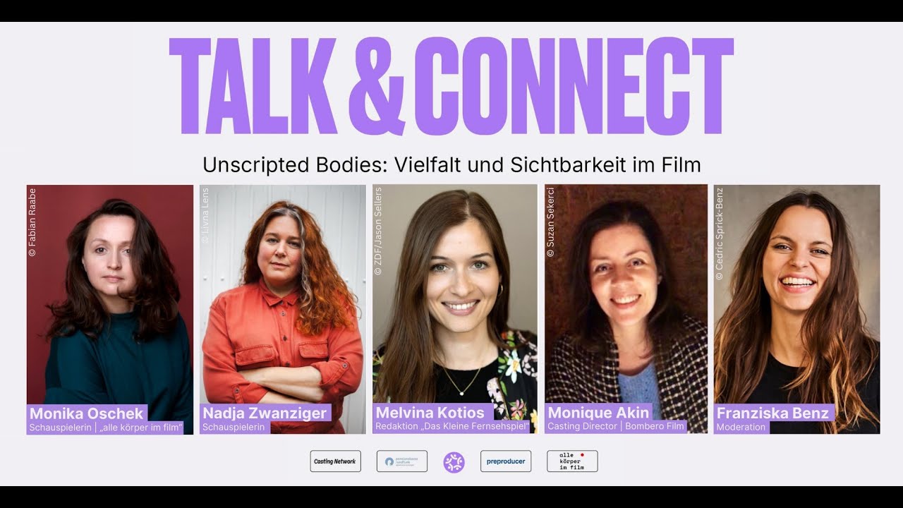 Talk & Connect – Unscripted Bodies – Vielfalt und Sichtbarkeit im Film
