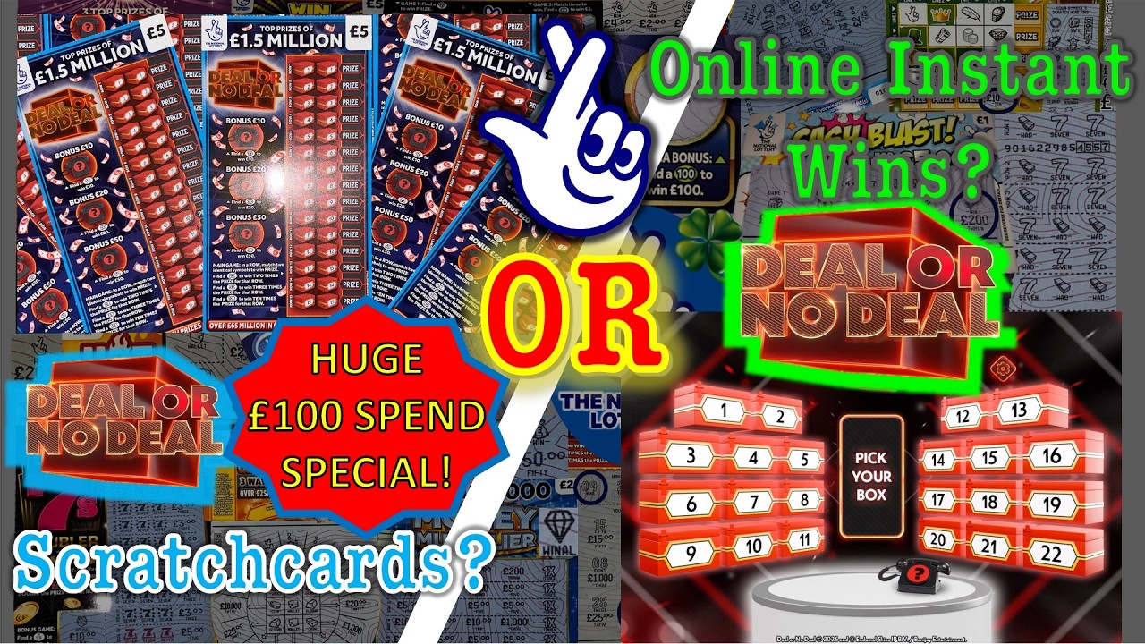 Скретч-карты ИЛИ онлайн-лотереи? &copy; СПЕЦВЫПУСК Deal or No Deal!