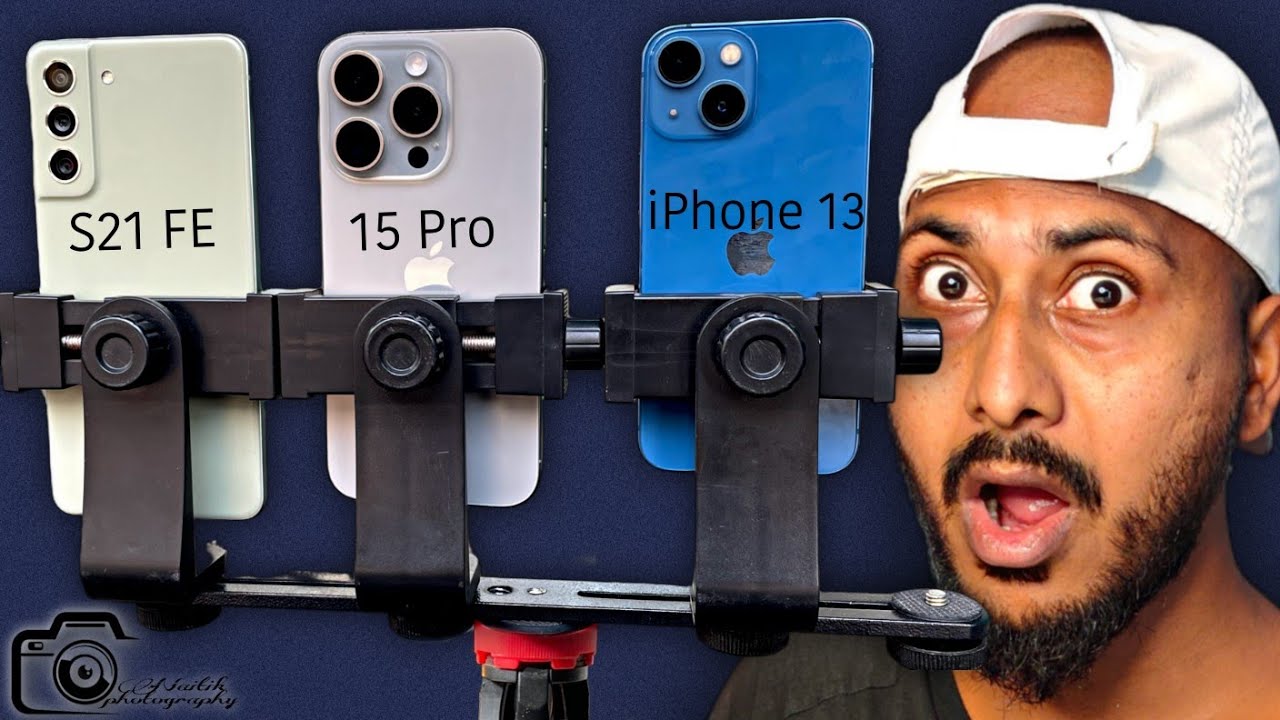 iPhone 15 pro vs iPhone 13 vs Samsung s21 fe Camera comparison