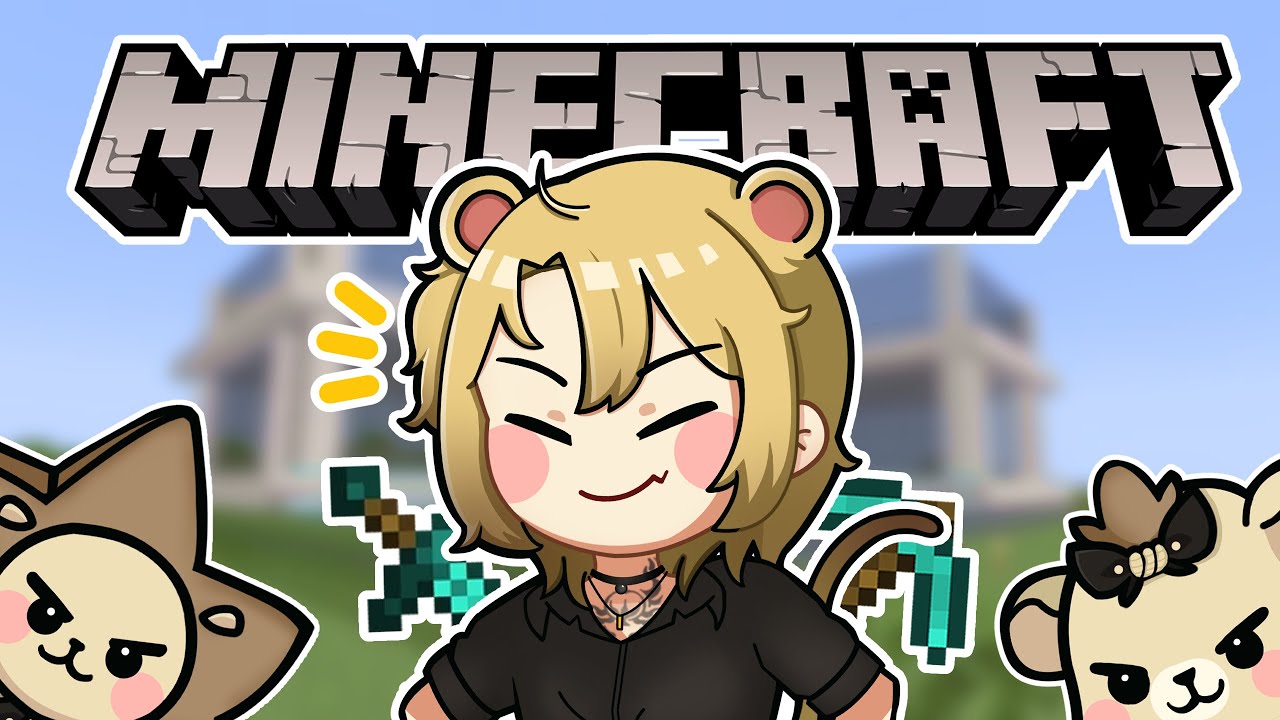 【MINECRAFT】FINALLY MAKING BIGGER PROGRESS ON MY HOUSE【NIJISANJI EN | Luca Kaneshiro】