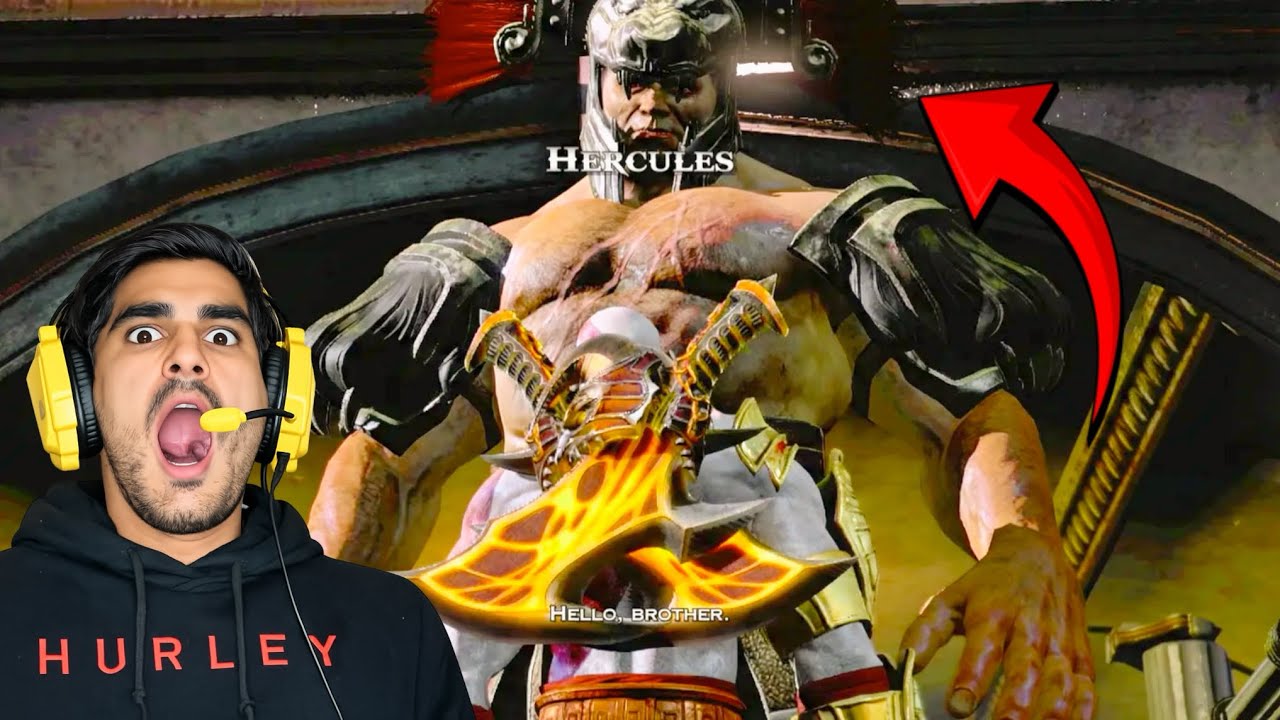 GOD OF WAR 3 REMASTRED KRATOS VS HERCULES GAMEPLAY PART #8 PS5