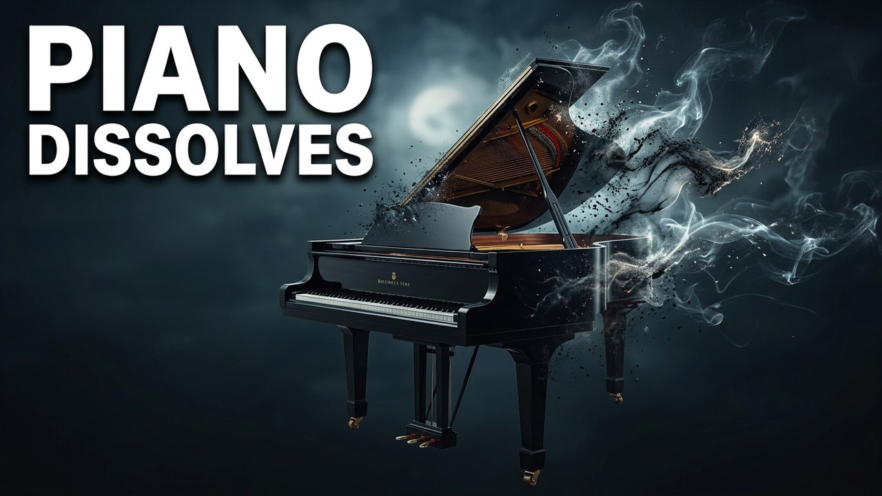 The Loom of Night — Soft Piano in Shadow