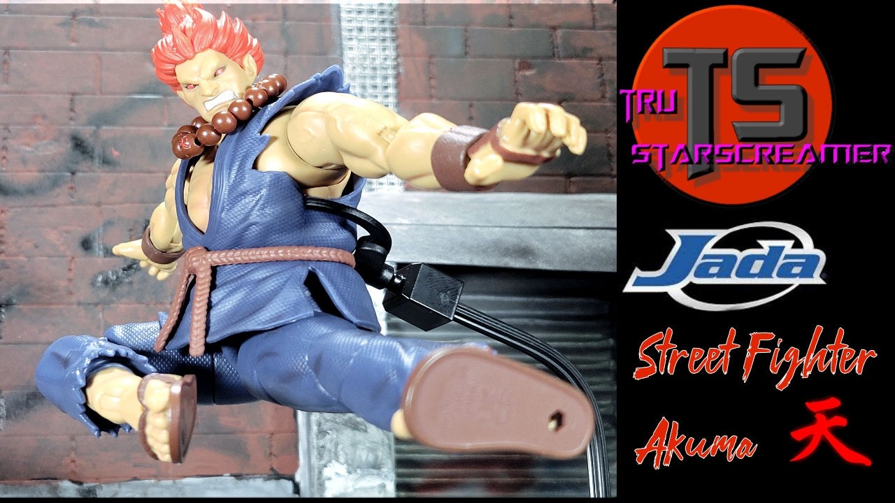 The Demon has arrived! Jada Toys Street Fighter II Ultra Akuma action figure review