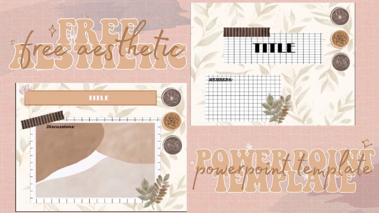 Free Aesthetic PowerPoint Template🍑||ppt#01