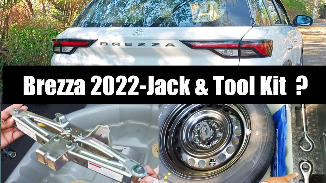 Brezza 2022🚘 ki Jack और Tool Kit कहां है और जैक को कैसे निकाले?How to take take out Brezza's Jack 🚘🤔
