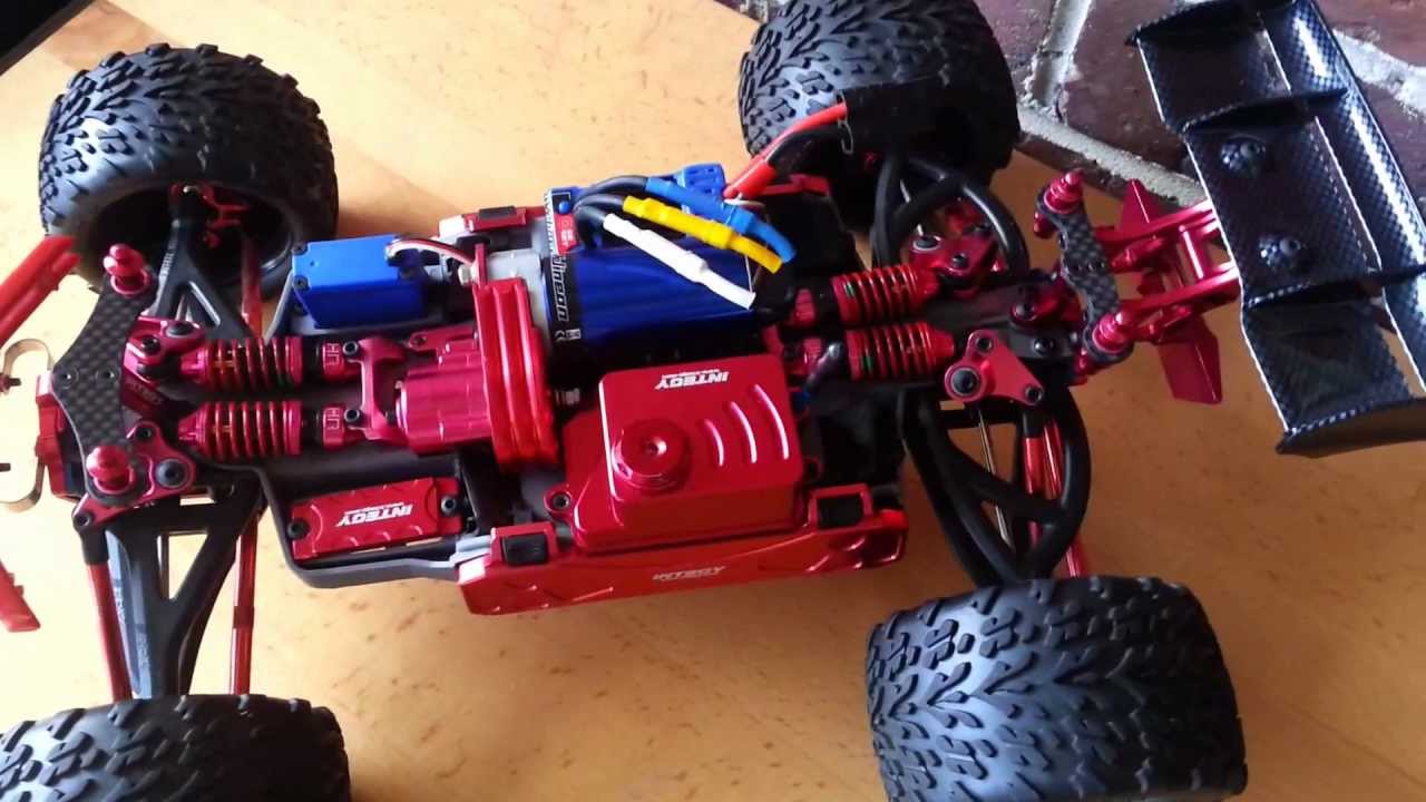 Traxxas E- REVO 1/16 with Hop ups, Spent $1100, Integy, RPM etc