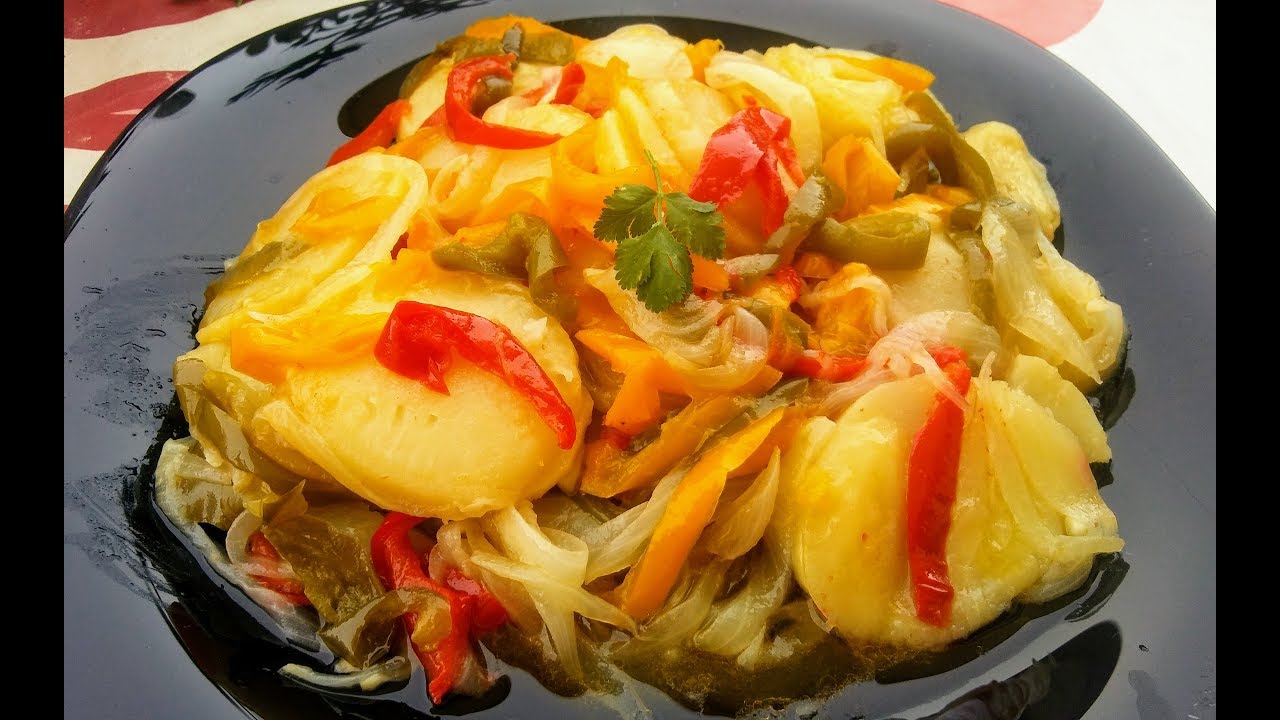 PATATAS A LO POBRE EN BOLSA PARA ASAR EN MICROONDAS // BEATRIZ-COCINA