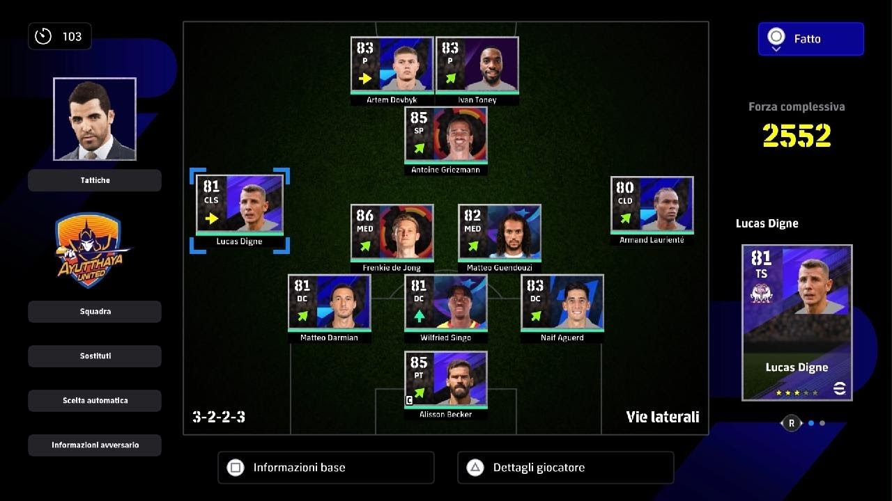 eFootball_AYUTTHAYA arsenal