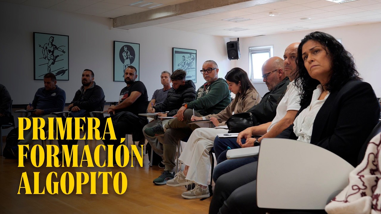 ¡Primera formación presencial para los entrenadores del proyecto #ALGOLPITO!