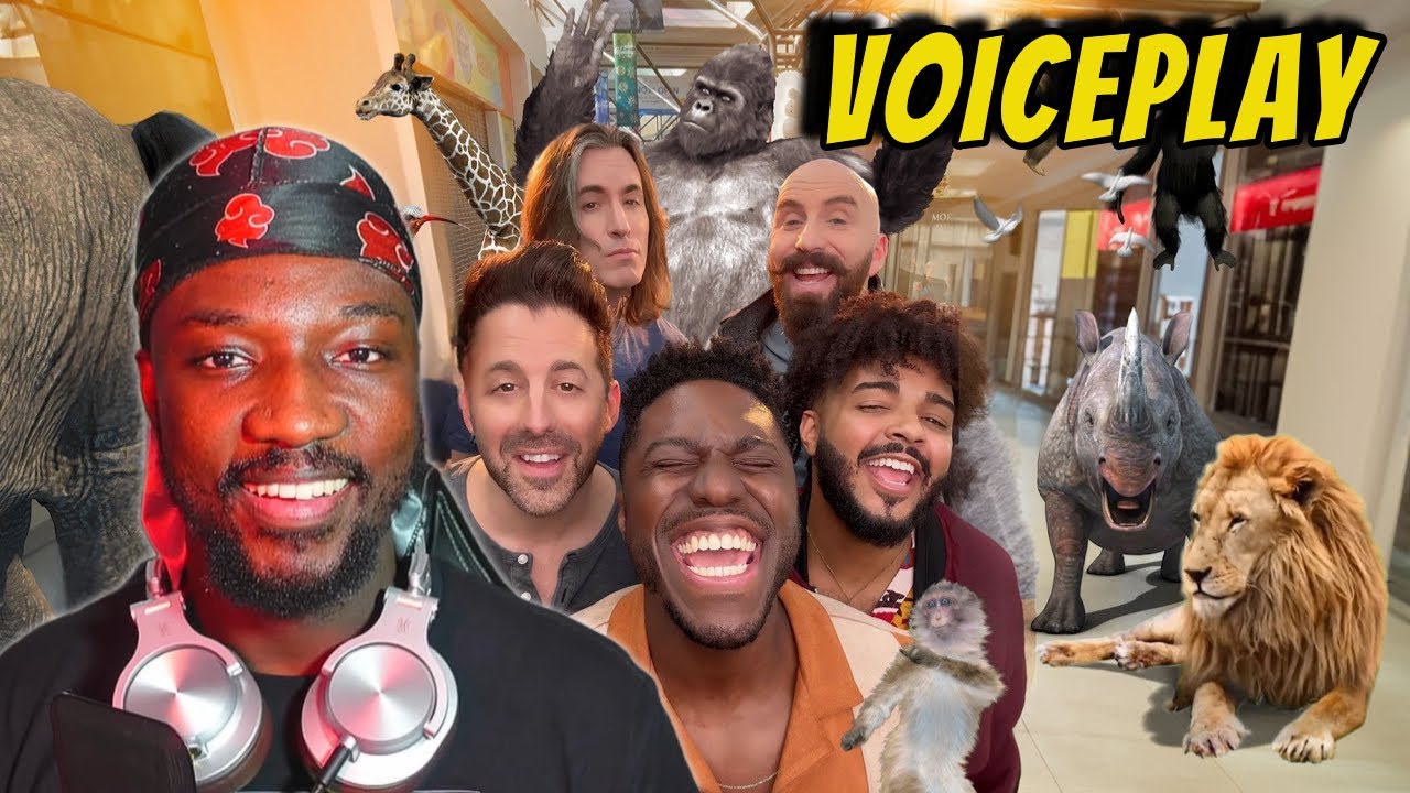 The Lion Sleeps Tonight - VoicePlay ft J.None | Reaction