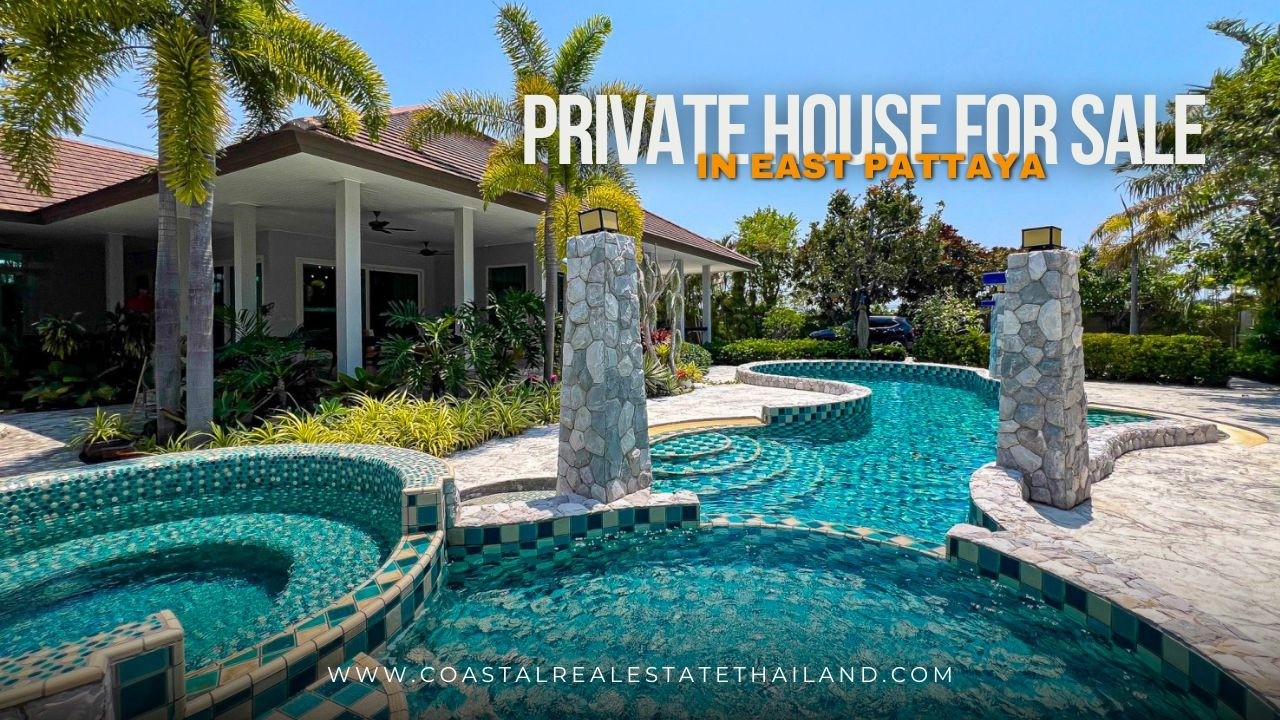Luxury House with Pool for Sale in East Pattaya on Over 1 Rai of Land (Price in description)