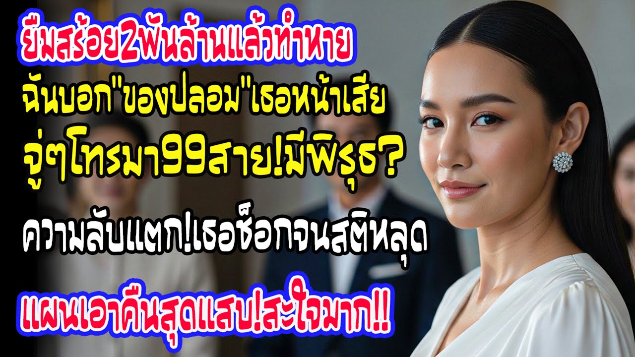 น้องสามียืมสร้อย2พันล้านไปงานแต่งแล้วบอกว่าทำหาย ฉันแค่บอกว่าเป็นของปลอม วันถัดมาเธอโทรหาฉัน99สาย