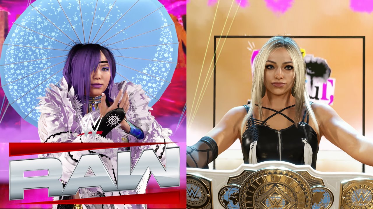 WWE 2K25 Universe Mode: Liv Morgan Vs. Kairi Sane | Raw