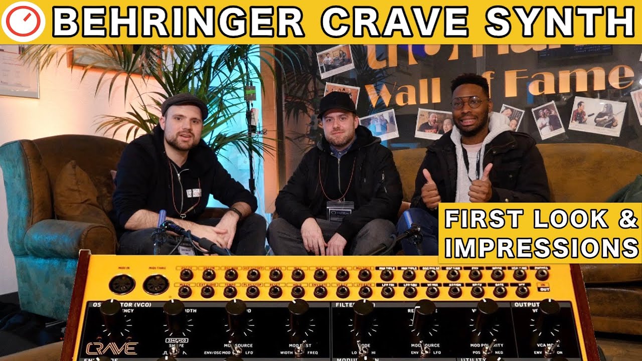 Behringer Crave Synthesizer First Impressions With Noir Et Blanc Vie | SYNTH ANATOMY