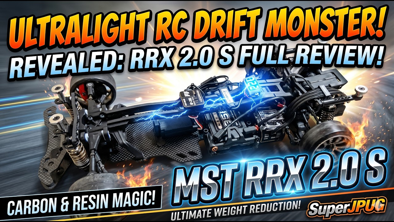 [Ultralight RC] MST RRX 2.0 S Full Review! Carbon & Resin for Ultimate Weight Reduction! 🚗💨