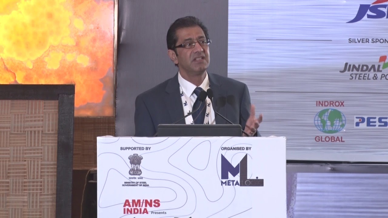 Dr. Pinakin Chaubal, ArcelorMittal at Steel Technology Festival by Metalogic PMS