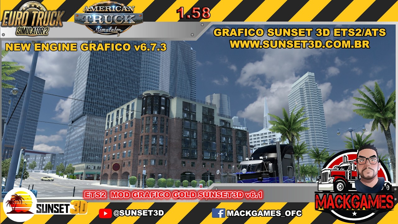 TRUCK DRIVE AMERICAN TRUCK SIMULATOR 1.58