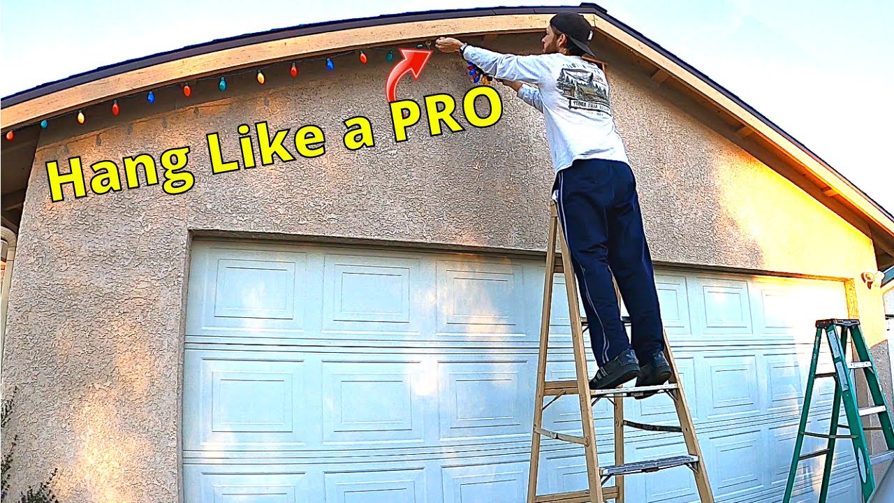 How To Hang Outdoor LED Christmas Lights Like a Pro!
