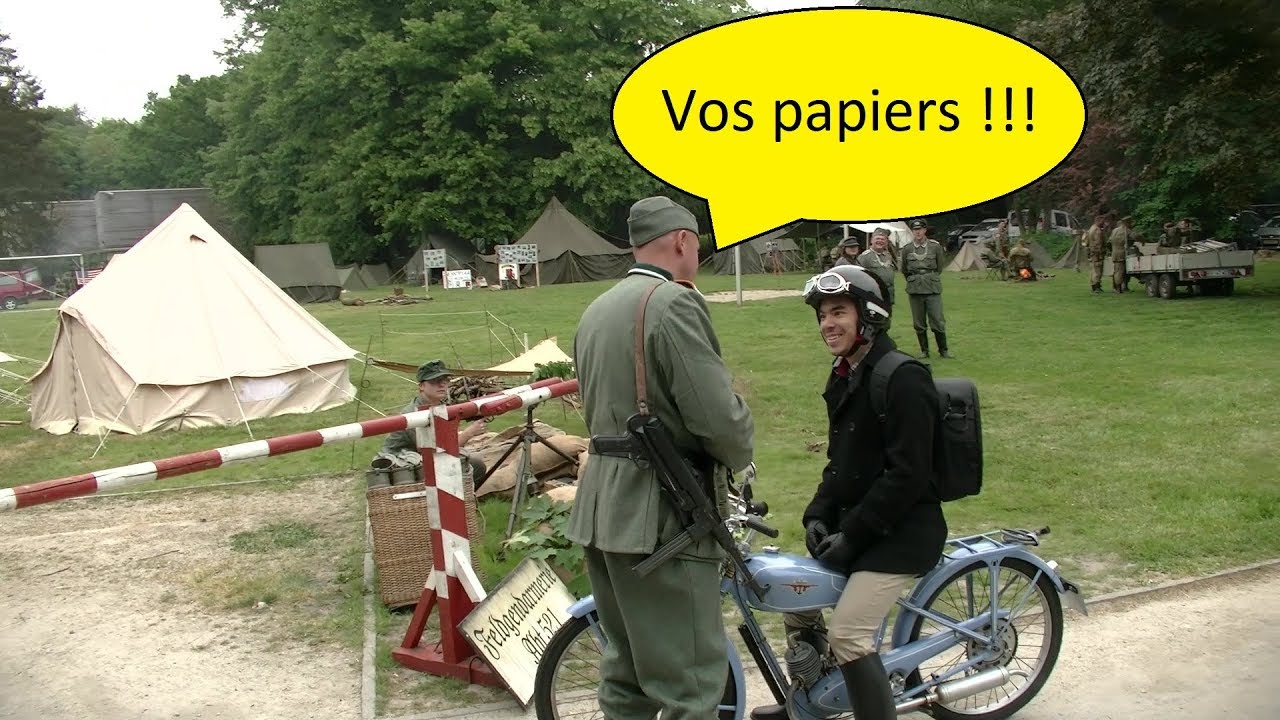 JE ME FAIS CONTROLER PAR LA GENDARMERIE: Reconstitution WWII Bonsecours