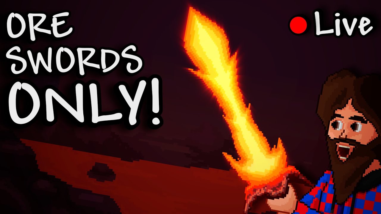 Can I Beat Terraria Using Only Ore Swords? (part 5)
