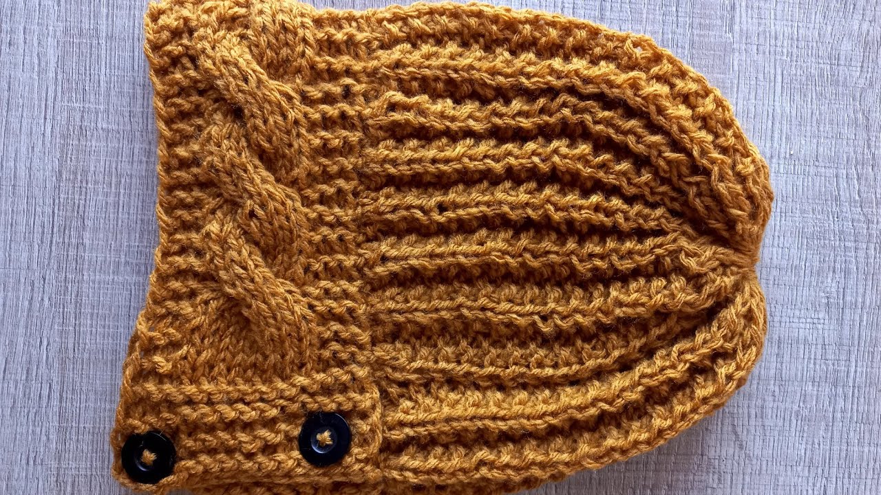 GORRO...ADULTO. ...tricô fácil 🧶 a